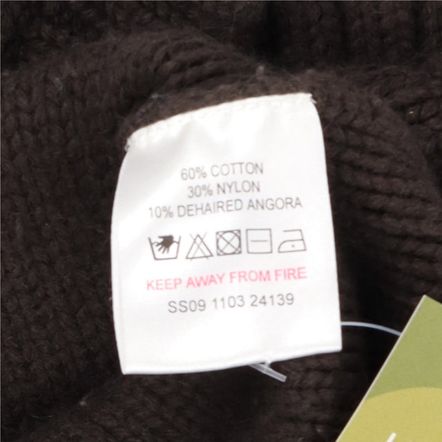 Chunky Cable Knit Button Cardigan Funnel Neck
