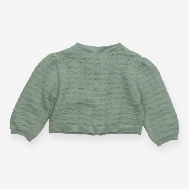 Sage Green Knit Cardigan