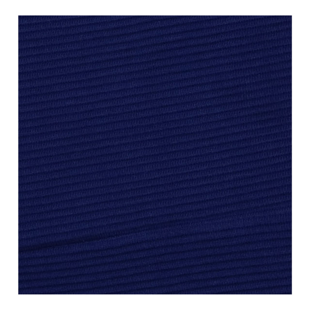 Dress Blue Textured Long Sleeve Round Neck Midi