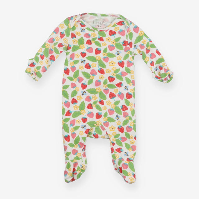 Sleepsuit Bees and Strawberries