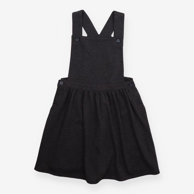 Pinafore school grey jersey