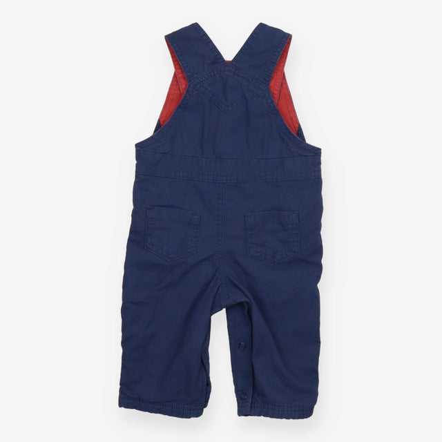 Blue Dungarees with Duck Stitching