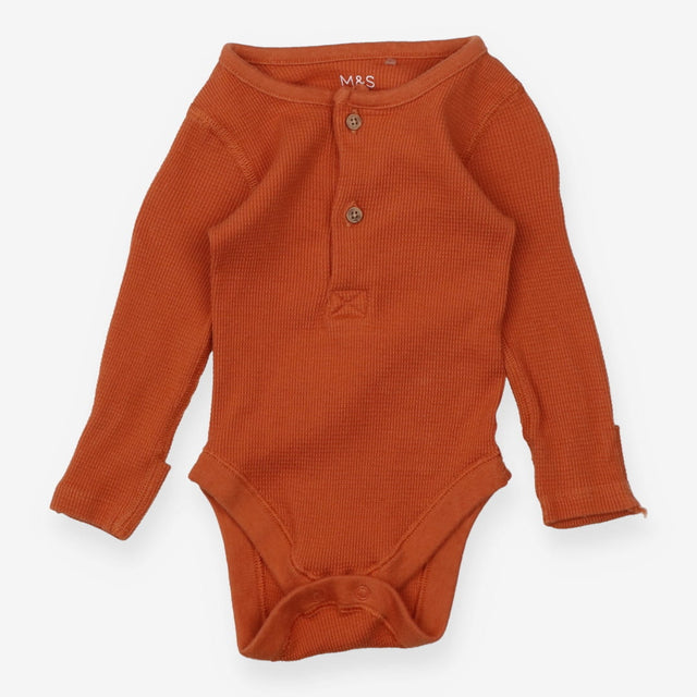 Bodysuit long sleeve orange