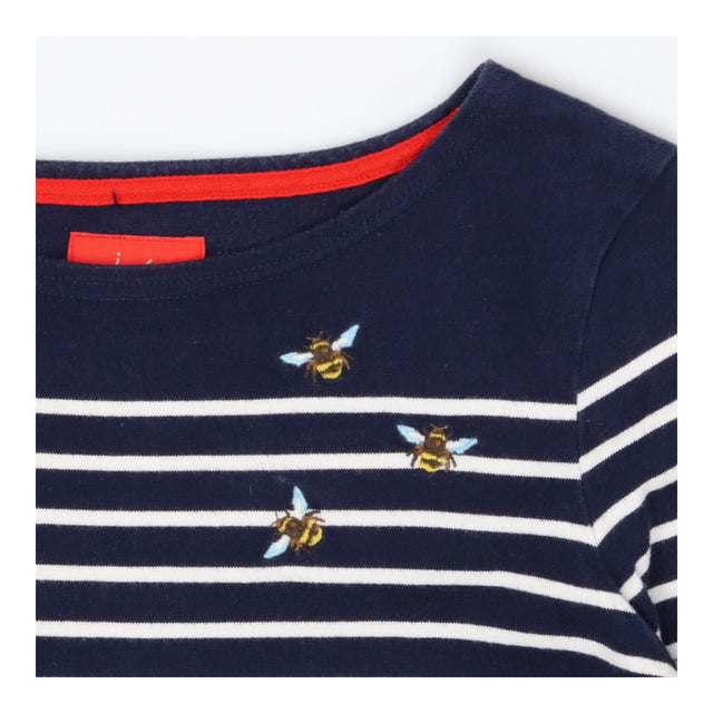 Harbour Cream & Navy Long Sleeve Breton Top – Boat
