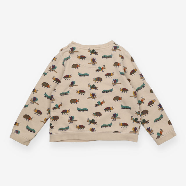 Jersey Sweater Beige with Bugs