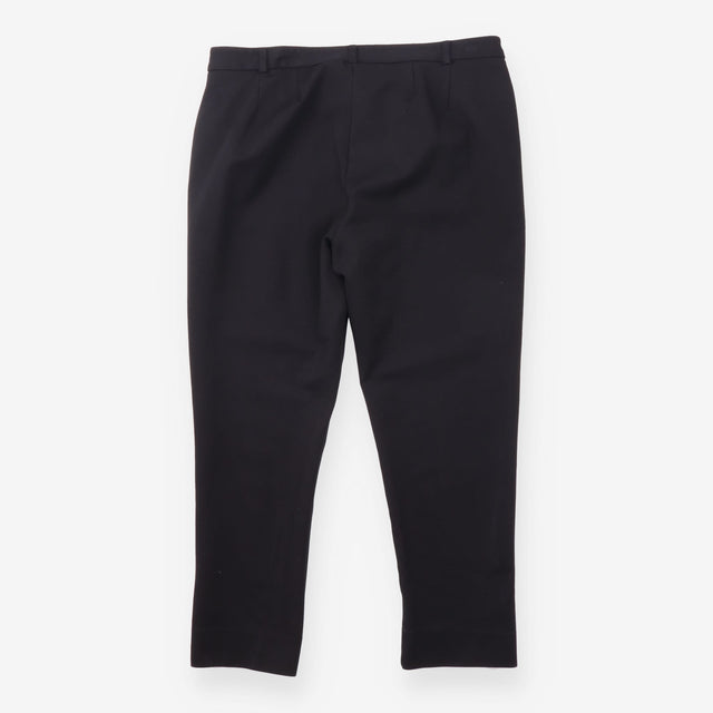 Trousers Black Slim Leg Tailored Short Length