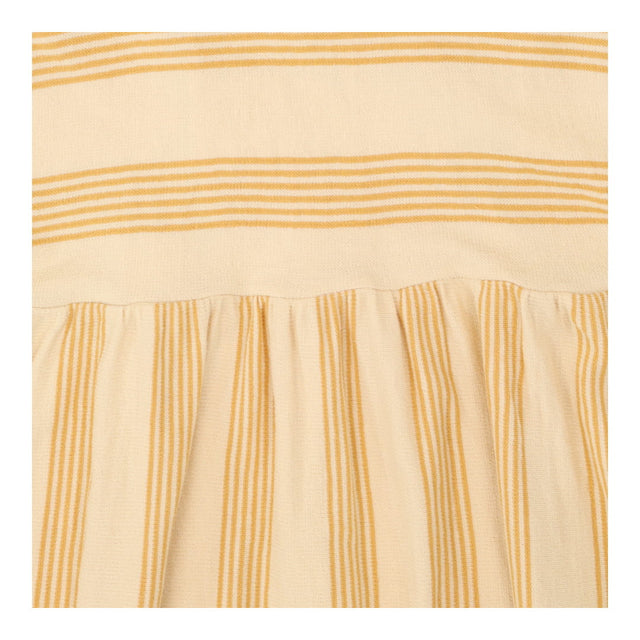 Mainio Yellow Open Back Dress Organic Cotton Scand