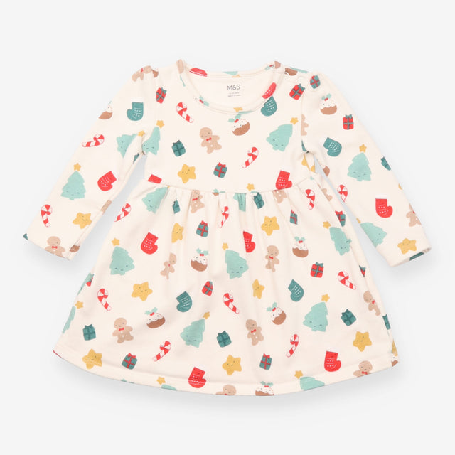 Joyful Christmas Sweater Dress