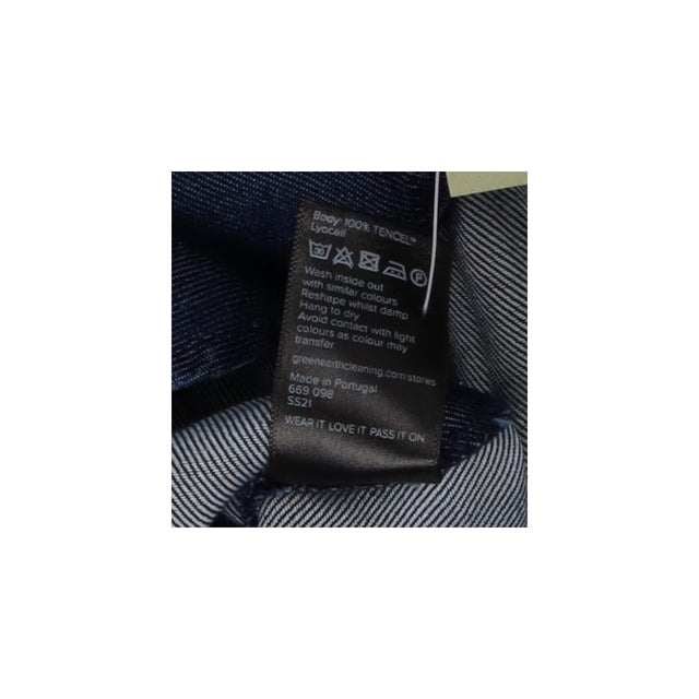 Tencel Denim tunic with Pearl buttons detail