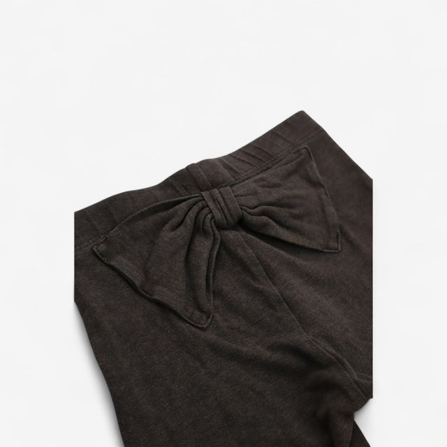 Leggings Brown Bow on Bottom
