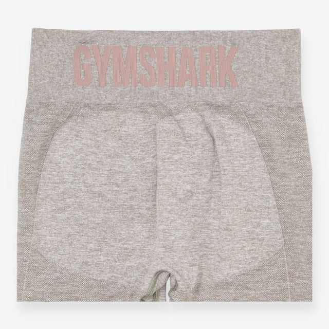 Grey Beige Marl Seamless High Waisted Leggings