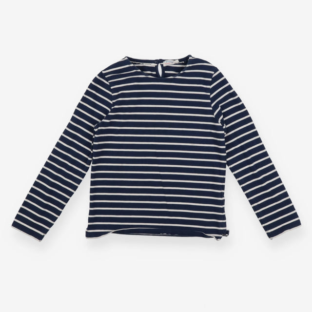 T Shirt Long Sleeve Navy and White Strips