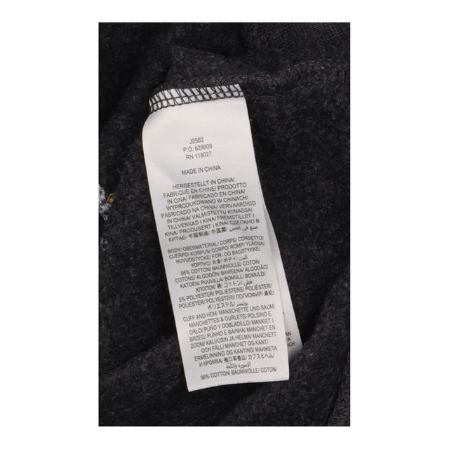 Sweatshirt Grey Toucan Embroidered Crew Neck Ragla