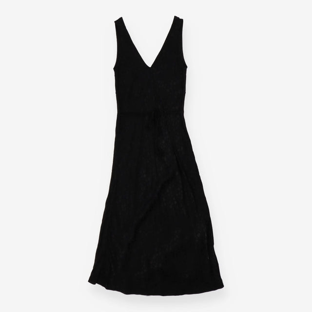 Black Heart Jacquard Midi Dress | Sustainable