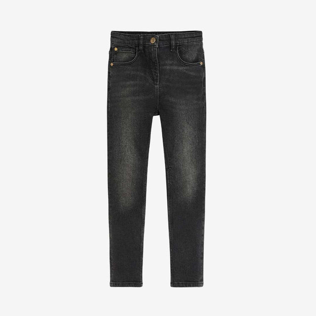 Girls Blackwash Skinny Jeans,