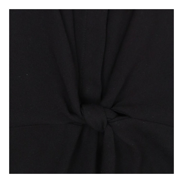 Dress black collared