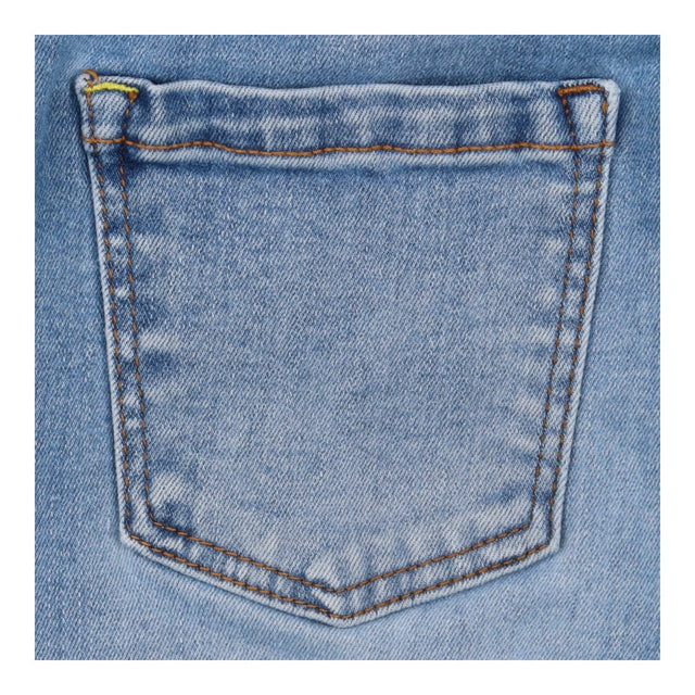 Jeans light blue floral pockets