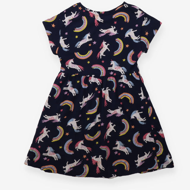 Navy Unicorns Dress