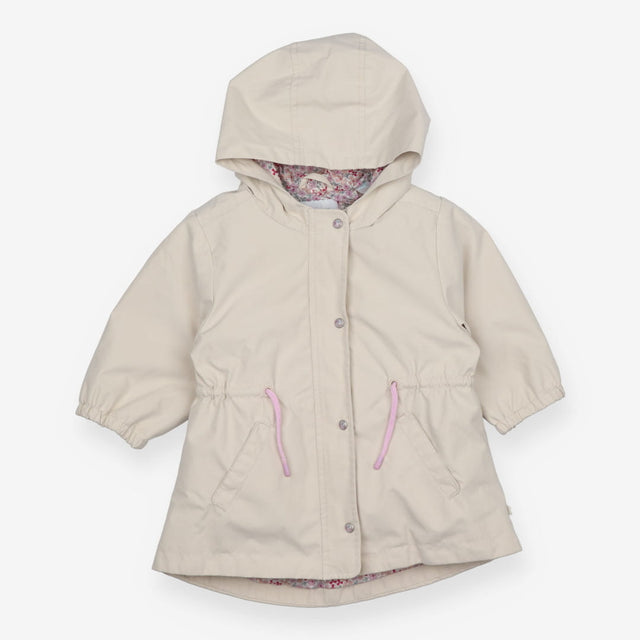 Coat 3 in 1 cream floral gilet