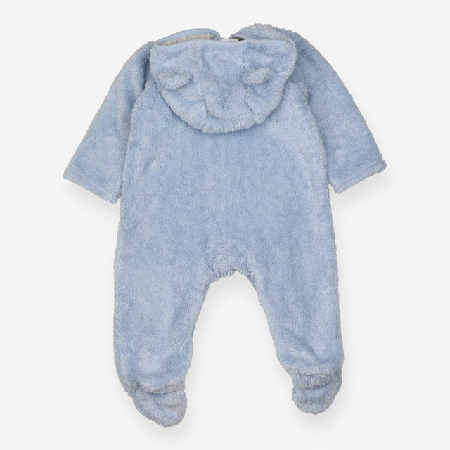 Pramsuit Blue Fleece with Shooting Star Lining