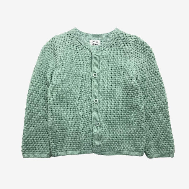 Moss Stitch Green Cardigan