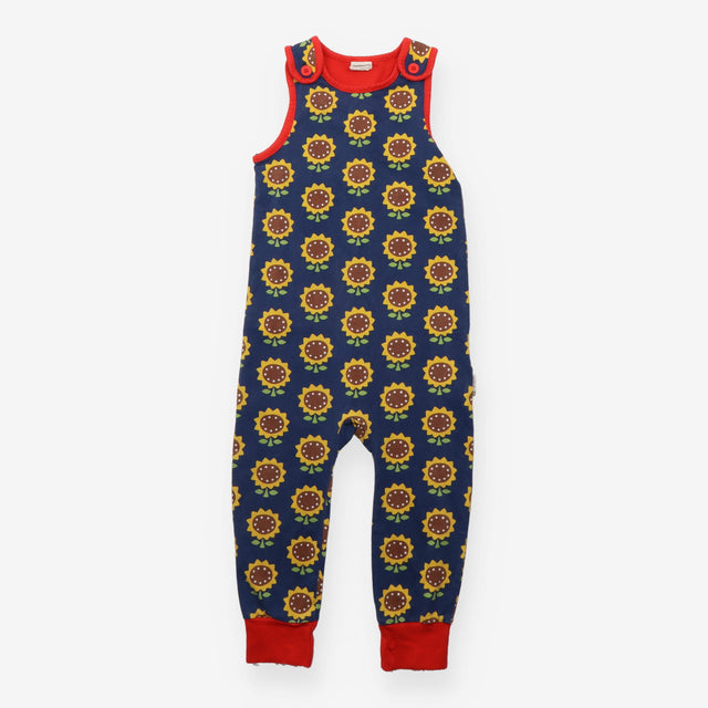 Romper navy sunflowers