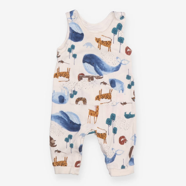 Romper white animals