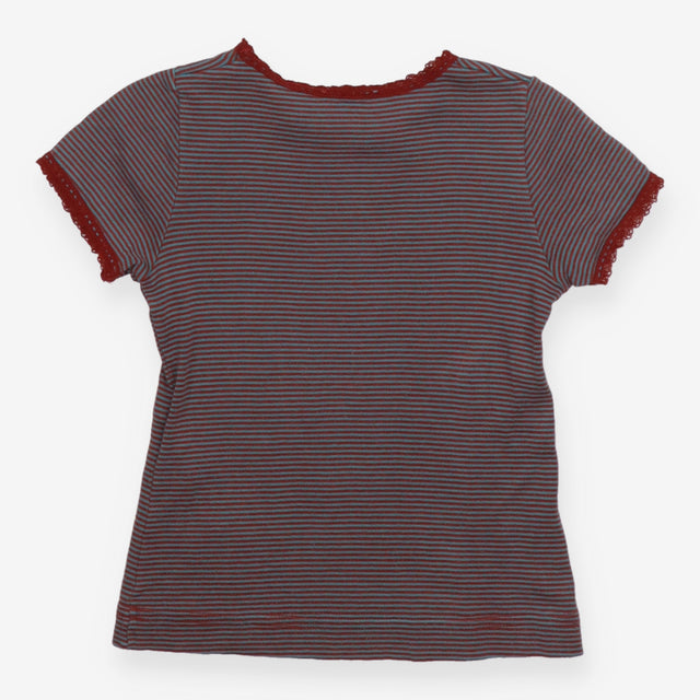 T-shirt brown stripe