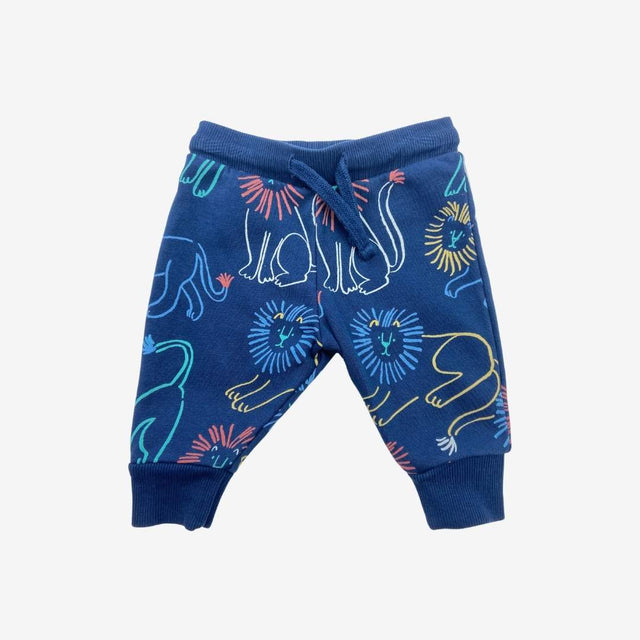 Navy Lion Joggers