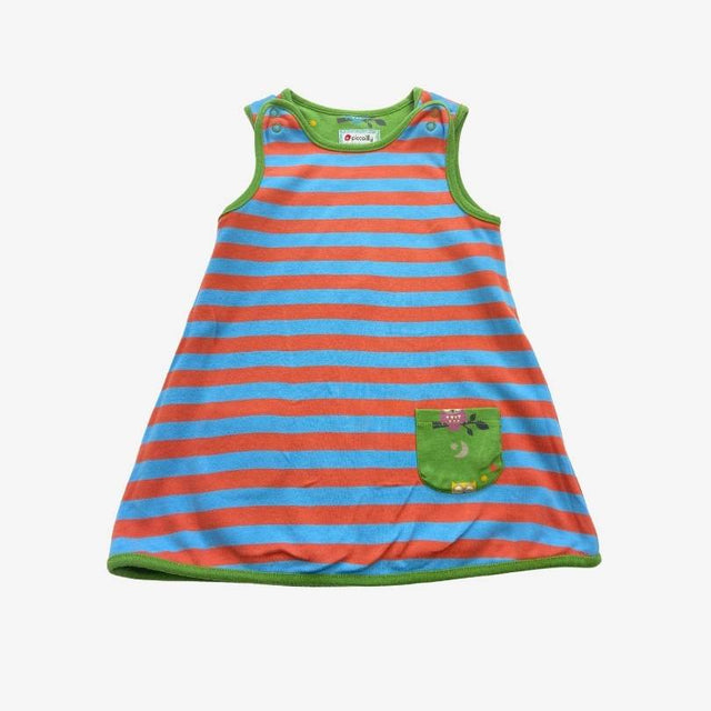 Reversible Green Owl Stripe Dress