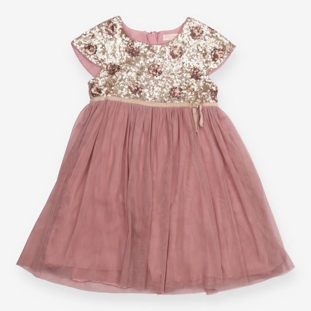 Party Dress Tulle with Sequin Top