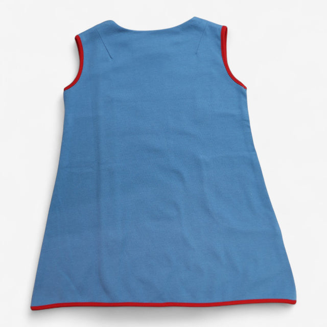 Horizon Blue Classic Pinafore Towelling Dress