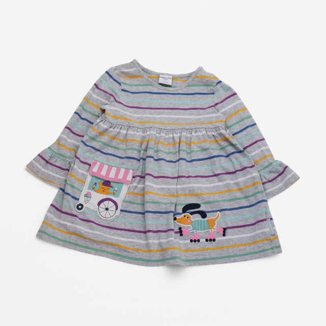 Dress long sleeve roller skating pup