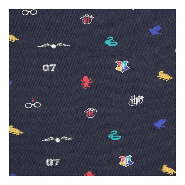 Polo Shirt Long Sleeved Navy Harry Potter