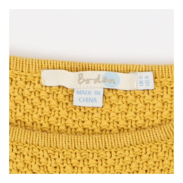 Sweater mustard with button details
