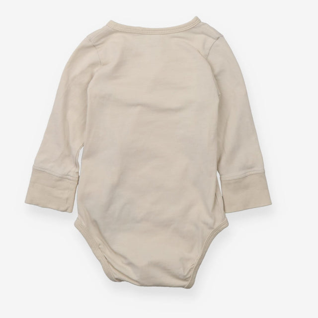 Cream Long Sleeve Bodysuit