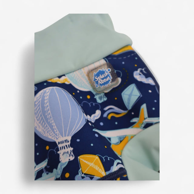 Swim Nappy Blue Hot Air Balloon