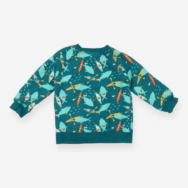 Sweatshirt Green Whale