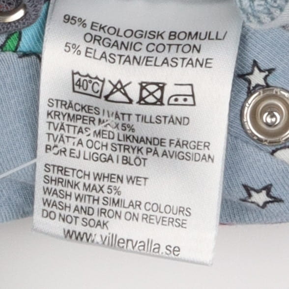 Sleepsuit grey space robots
