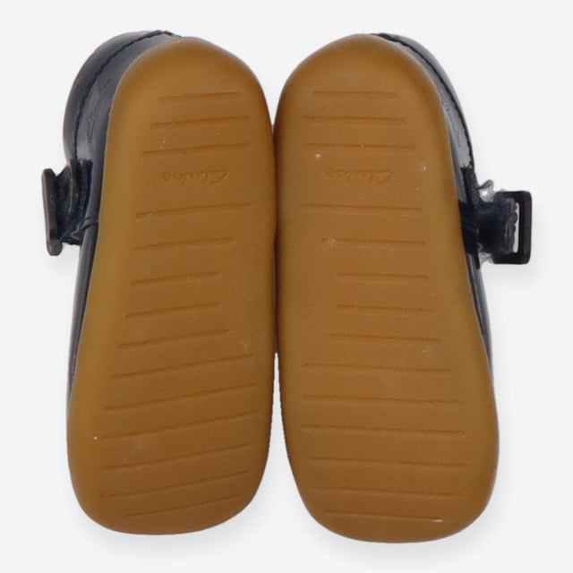 T-Bar Shoe Navy Velcro