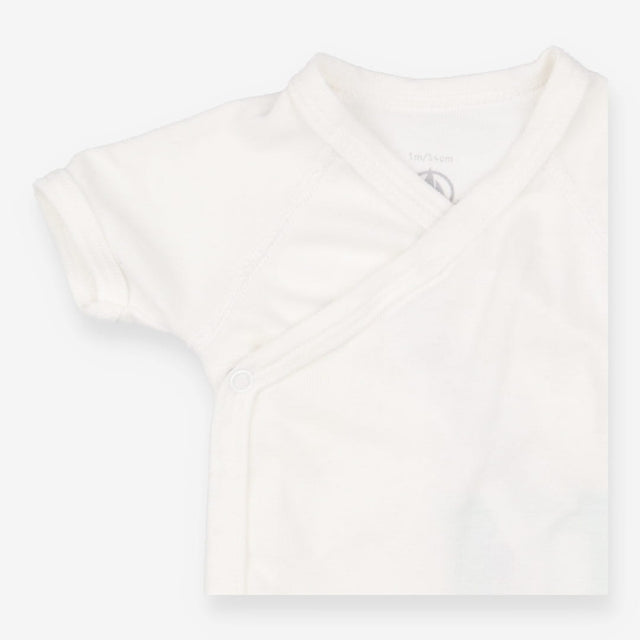 white wrap over bodysuit