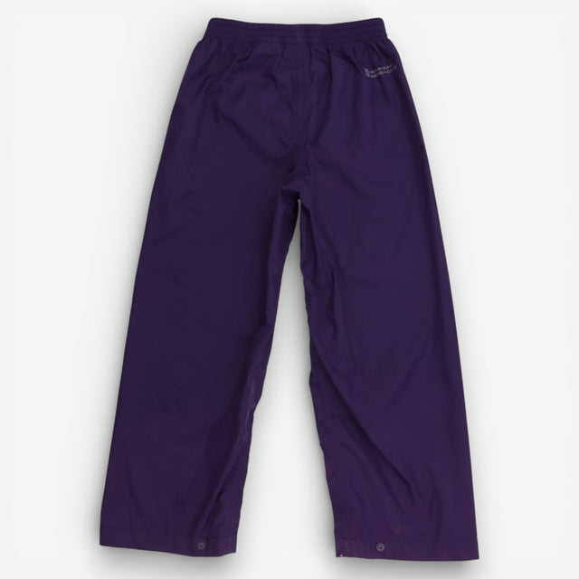Purple waterproof trousers