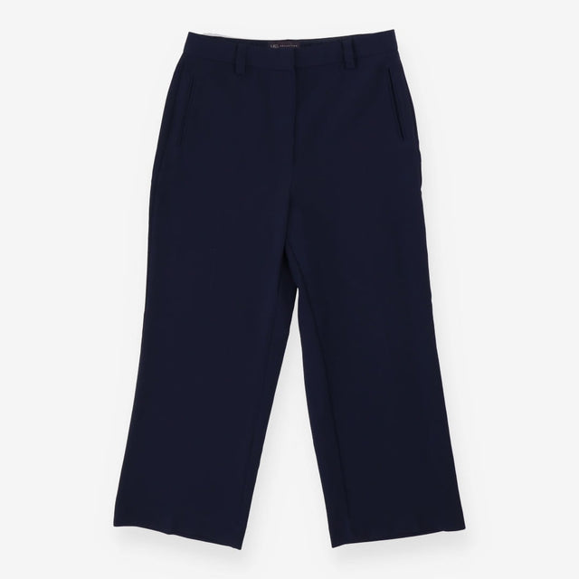 Trousers navy tailored