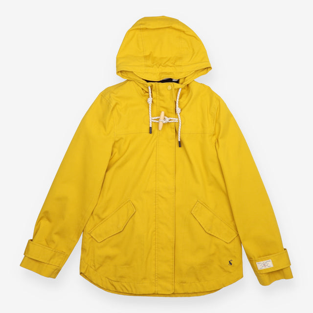 Raincoat Yellow Striped Lining Hooded Waterproof J