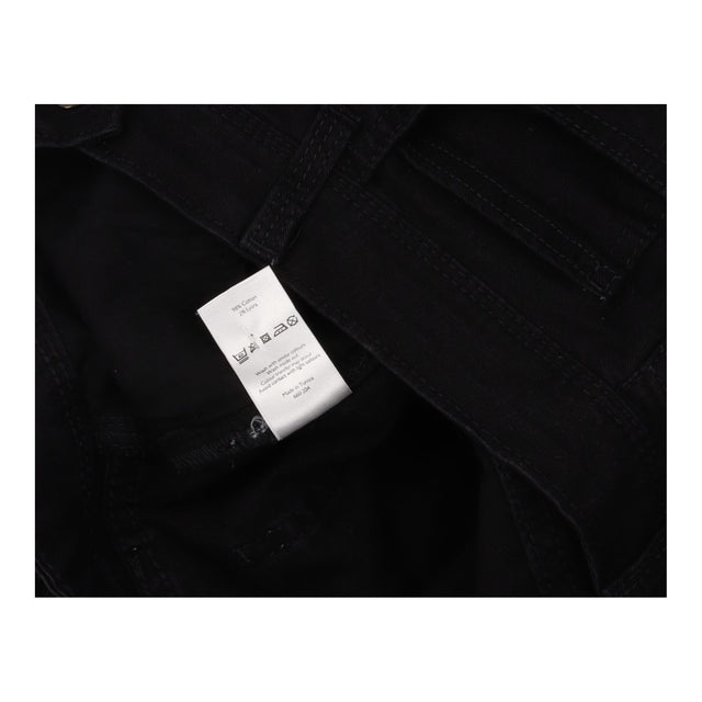 Black Slim Leg Cotton Stretch Jeans