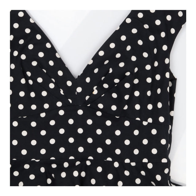 Dress black and white polkadot