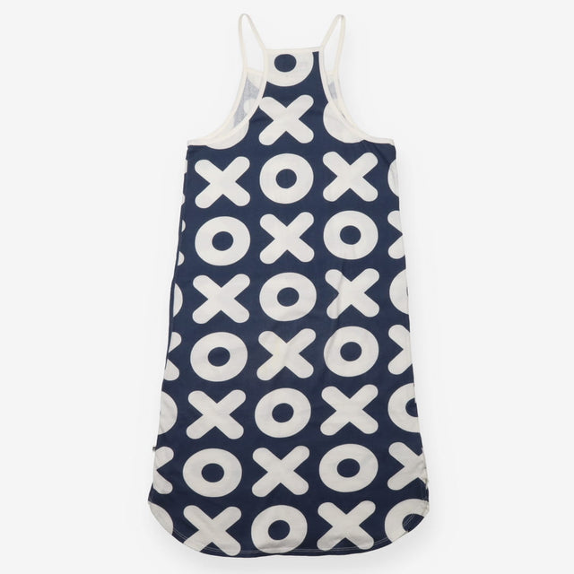 Dress navy noughts and crosses