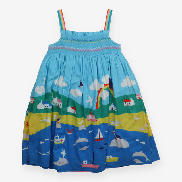 Dress blue seaside