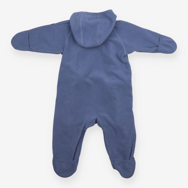 Baby Blue Pramsuit Striped Lining