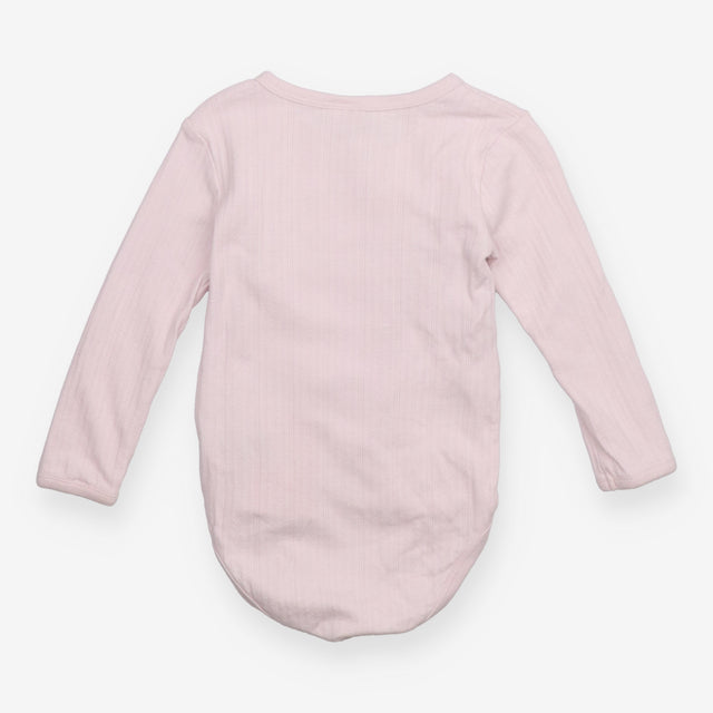 Bodysuit pink LS wrap
